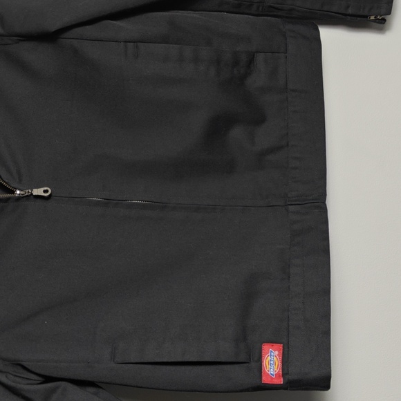 DICKIES GIRL Vintage Cropped Biker Jacket Size Small - Picture 5 of 16